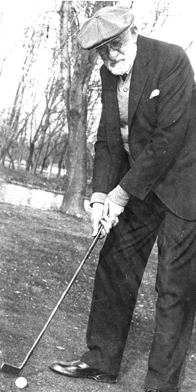 President Grant golfing, about 1940